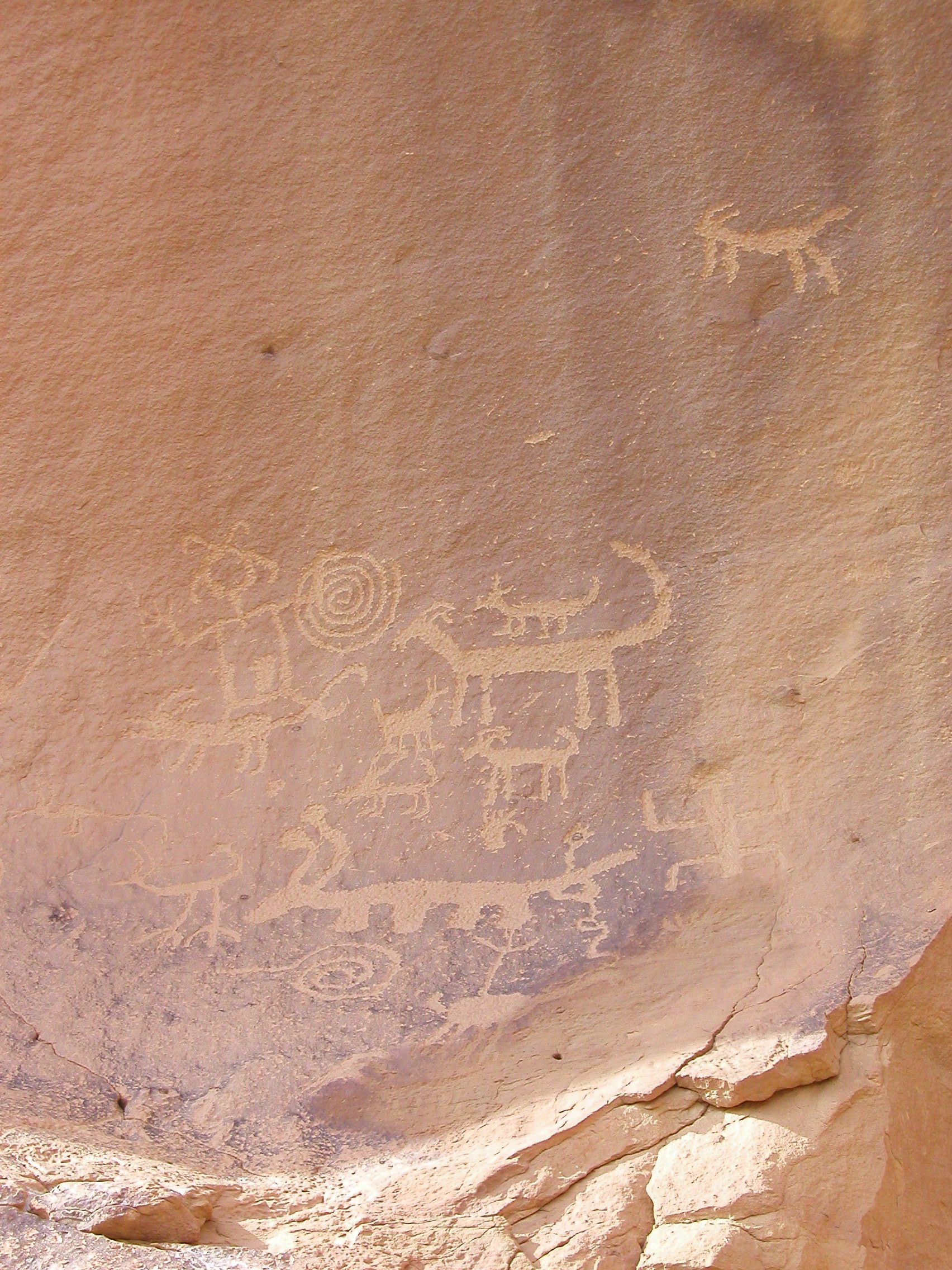 Petroglyphs, Chaco Culture N. H. P.